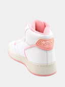 SL80 Mid-Top Sneaker - Wit en Roze