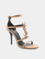 YVES SAINT LAURENT - Cassandra 100 Sandal - Gold Brown