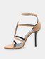 YVES SAINT LAURENT - Cassandra 100 Sandal - Gold Brown