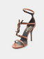 YVES SAINT LAURENT - Cassandra 100 Sandal - Brown 