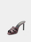 YVES SAINT LAURENT - Eerbetoon 85 Mule - Bordeaux