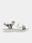 PRIMIGI - Sandales ouvertes pour filles - Blanc & motif reptile